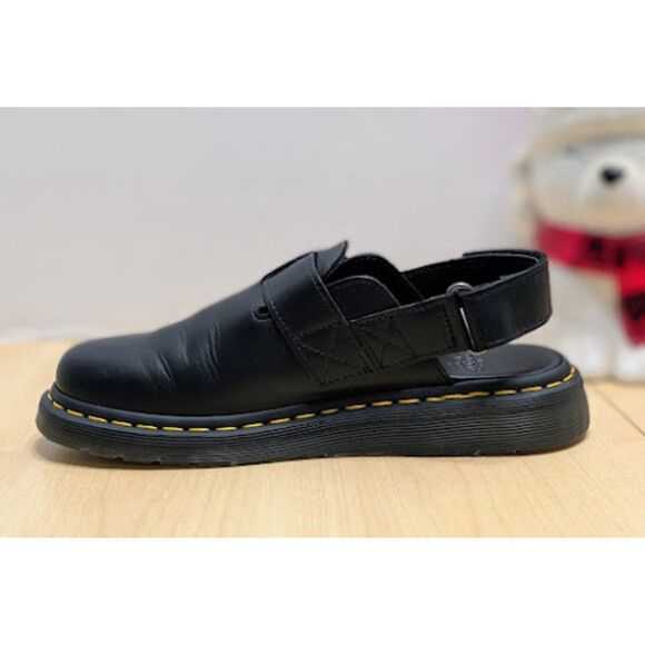 Dr. Martens Jorge II Brando Black Leather Slingback Mules UK 6 Unisex NWOT - Picture 8 of 14